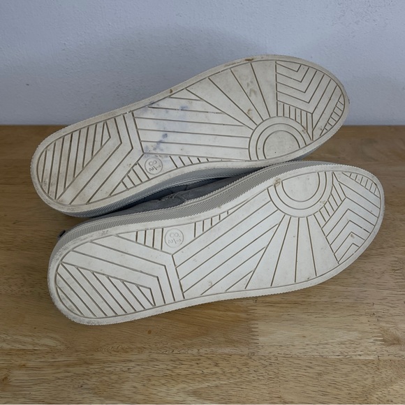 Dolce Vita Tate Gray Suede Platform Slip On Chunky Sneakers Size 8.5 - Picture 11 of 16